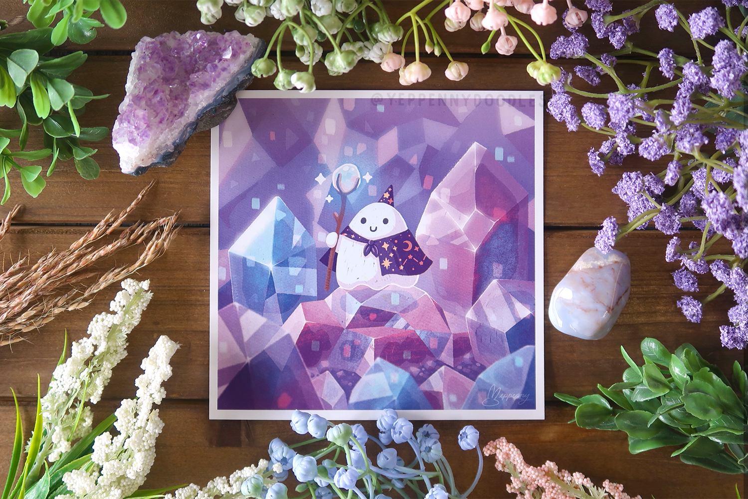 Crystal Bright Future - Art Print