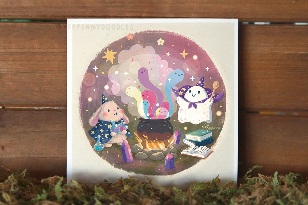 Summoning Positive Vibes - Art Print