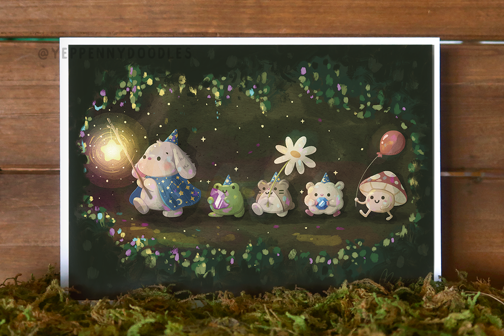 Light the Way (Forest Treasure March) - Art Print