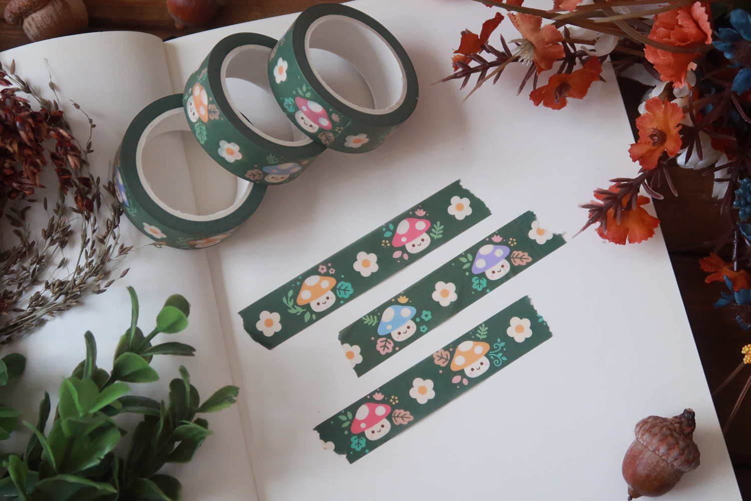Mushroom - Washi Tape (15mm)