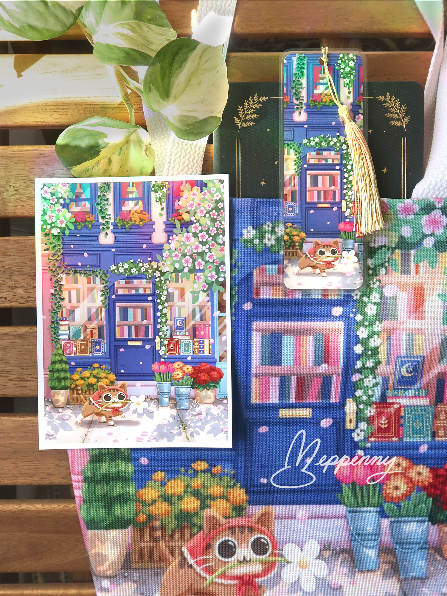 Spring Bookshop - Tote Bag