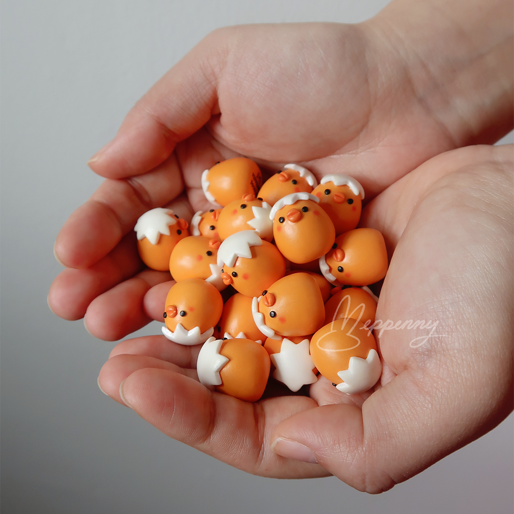 Baby Duckie - Miniature Clay Desk Buddy