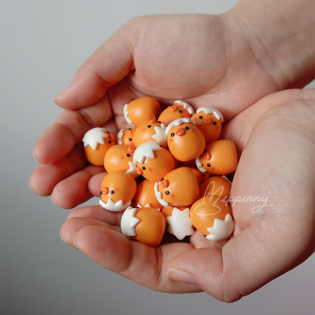 Baby Duckie - Miniature Clay Desk Buddy