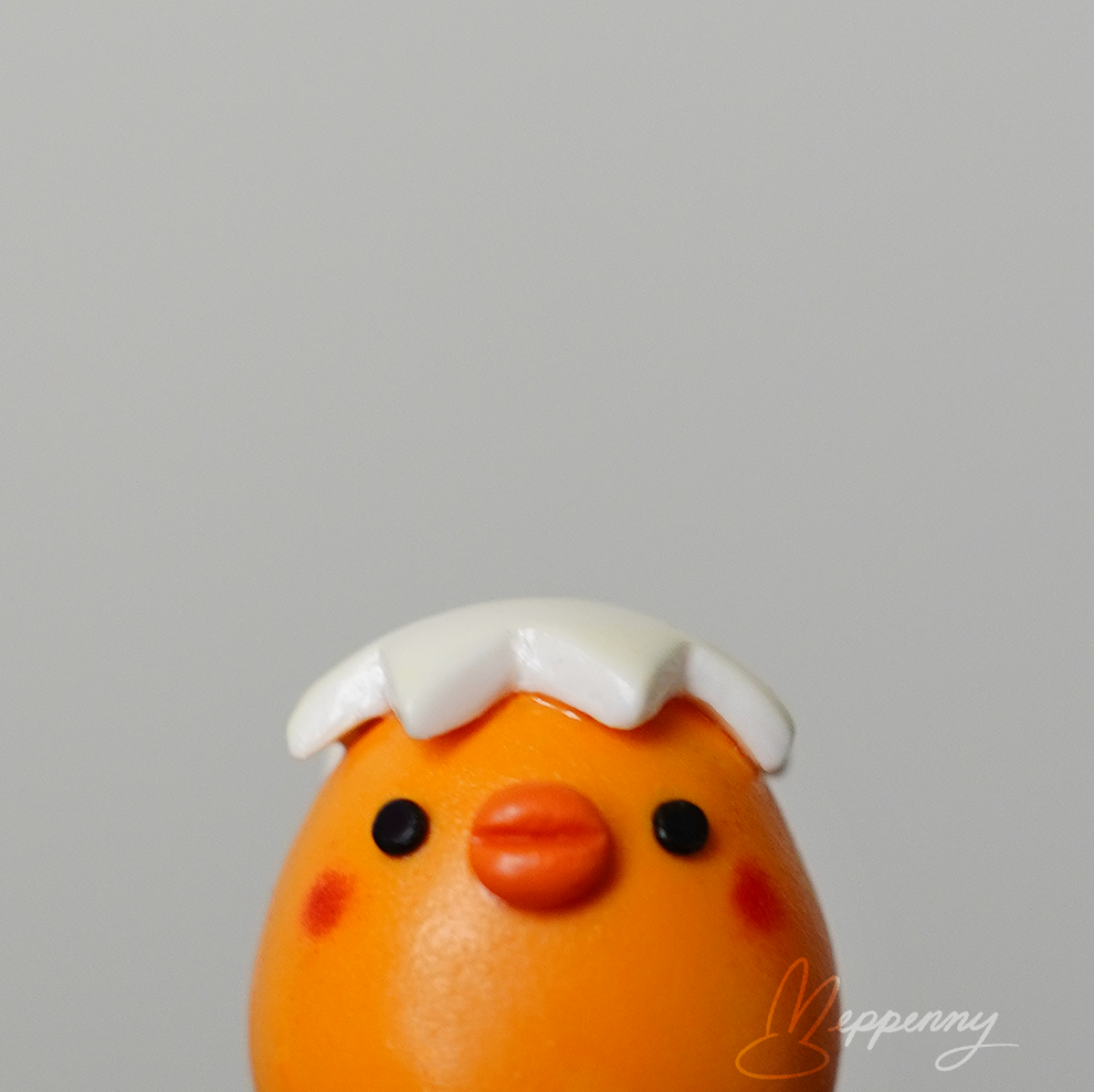 Baby Duckie - Miniature Clay Desk Buddy