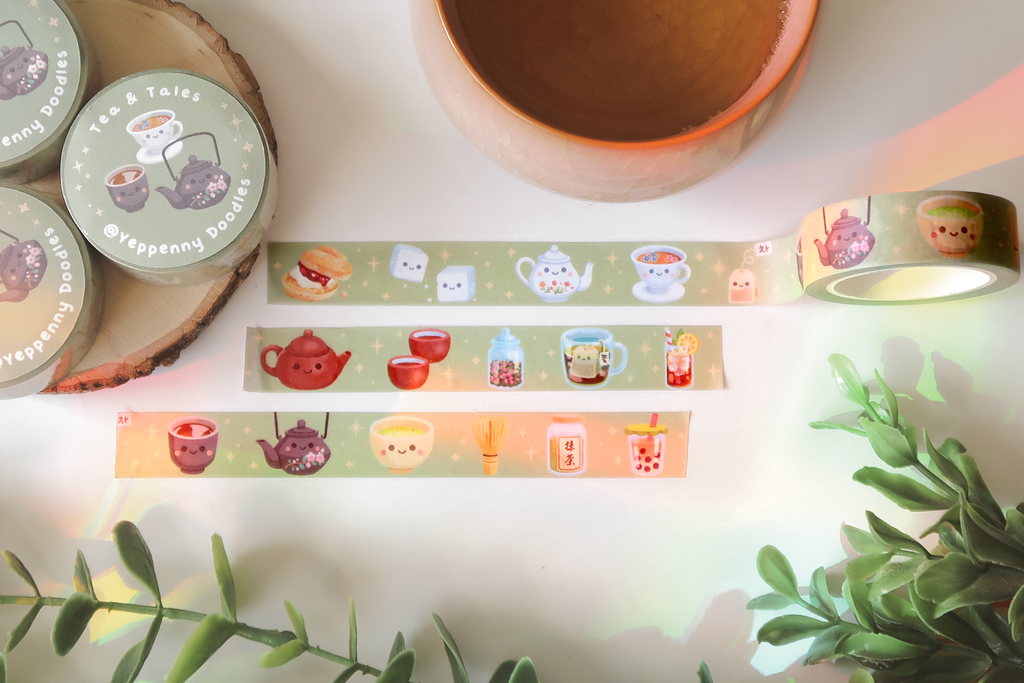Teas & Tales - Washi Tape (15mm)