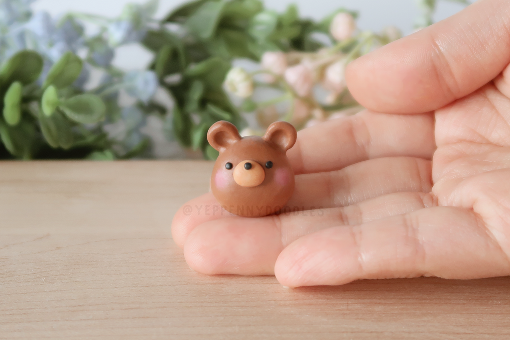 Baby Bear - Miniature Clay Desk Buddy