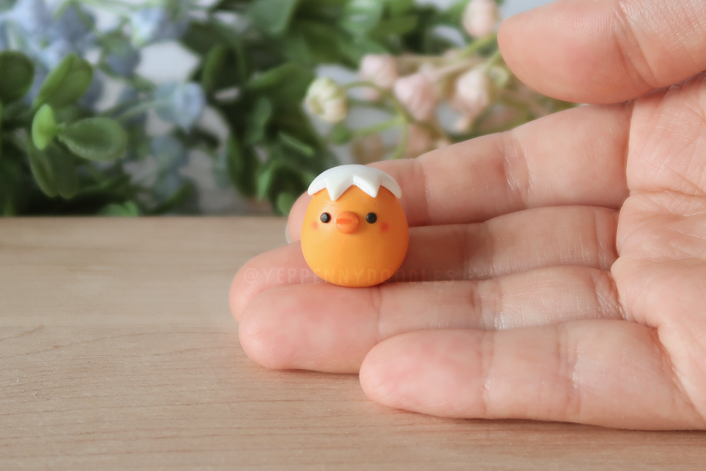 Baby Duckie - Miniature Clay Desk Buddy