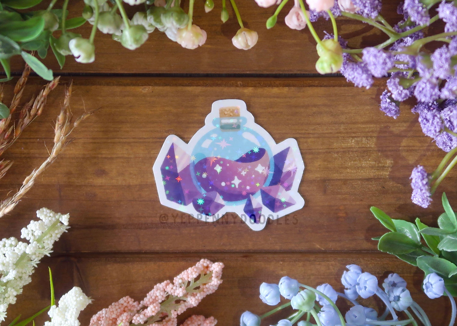Sparkly Potion - Sticker (Holographic Sparkle)