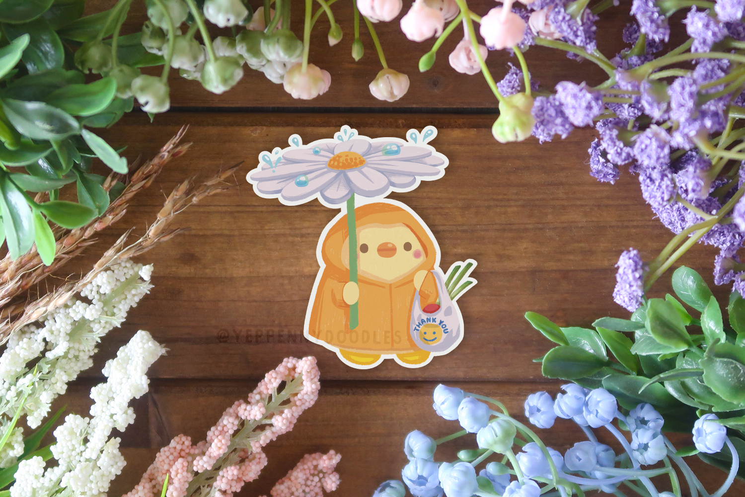 Grocery Duckie - Sticker