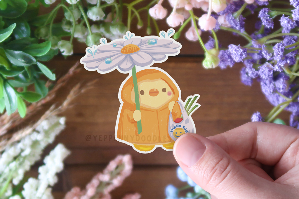 Grocery Duckie - Sticker