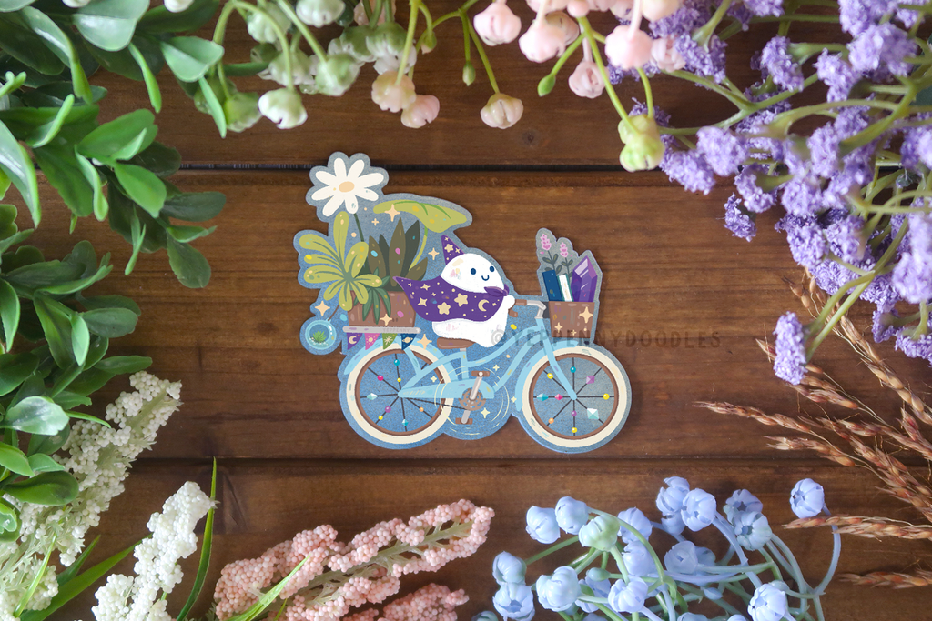 Wizard Ghost: Magic Bike - Sticker