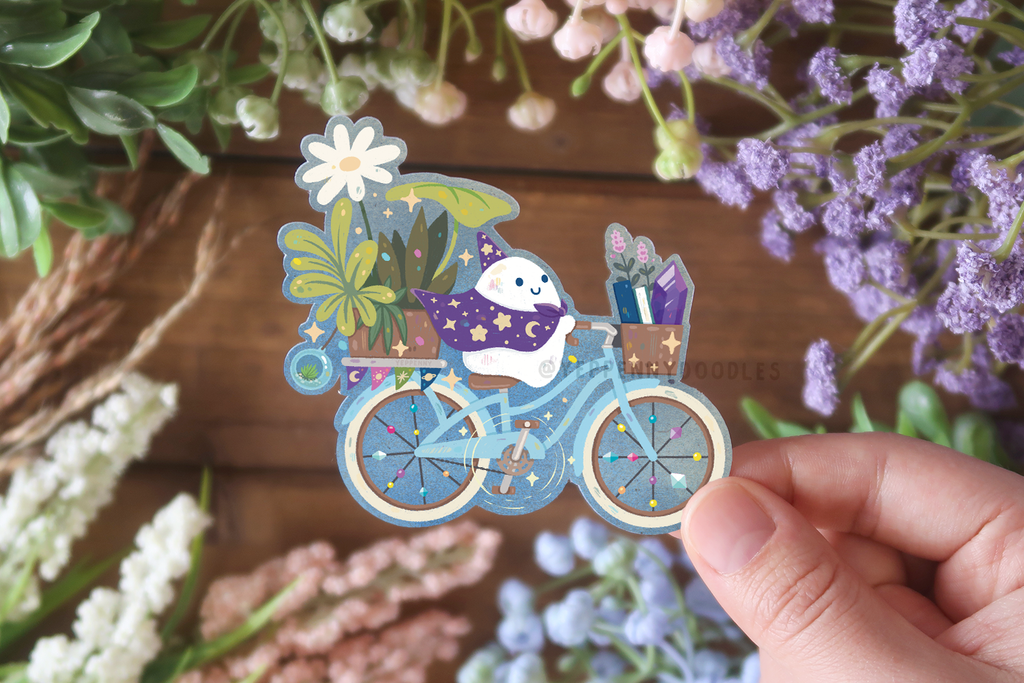 Wizard Ghost: Magic Bike - Sticker