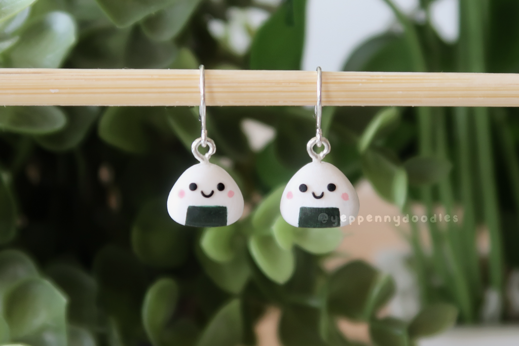 Onigiri Earrings