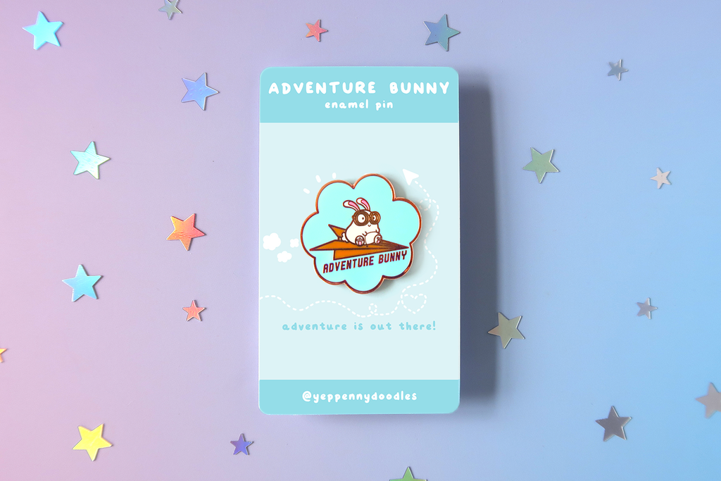 Adventure Bunny - Enamel Pin