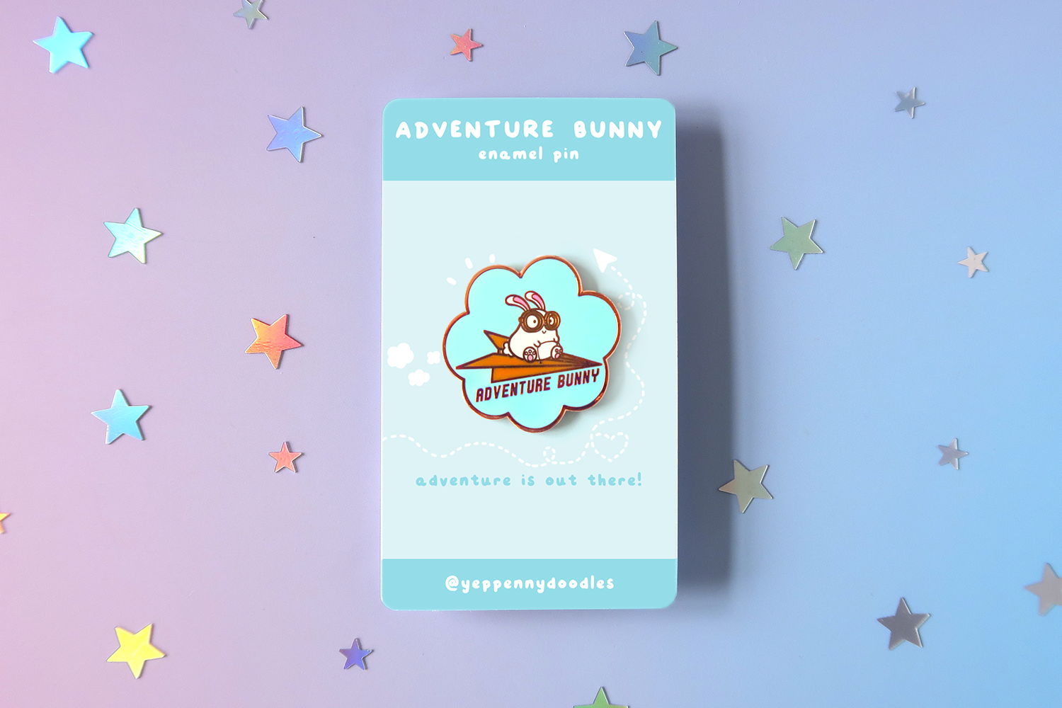 Adventure Bunny - Enamel Pin