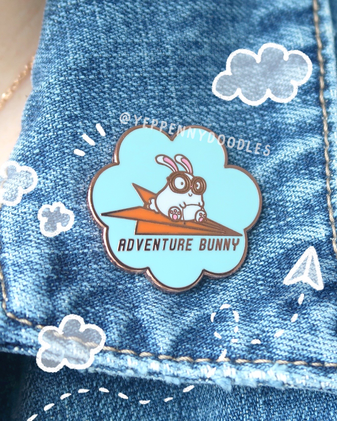 Adventure Bunny - Enamel Pin