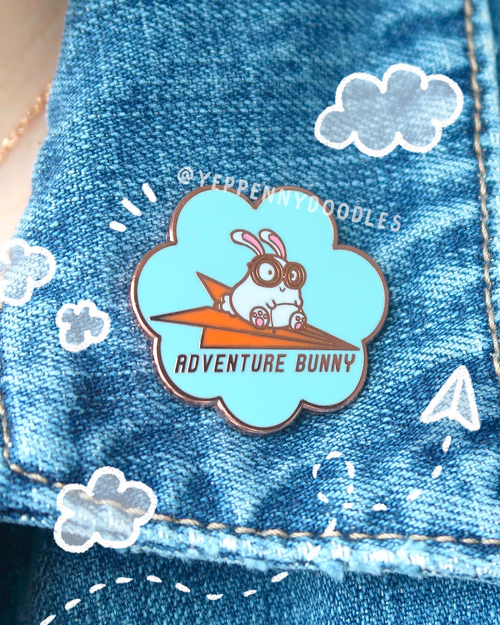 Adventure Bunny - Enamel Pin