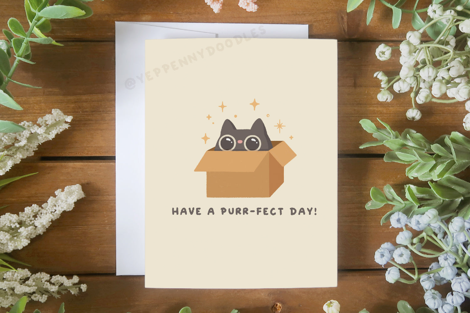 Have a Purr-fect Day! - Greeting Card
