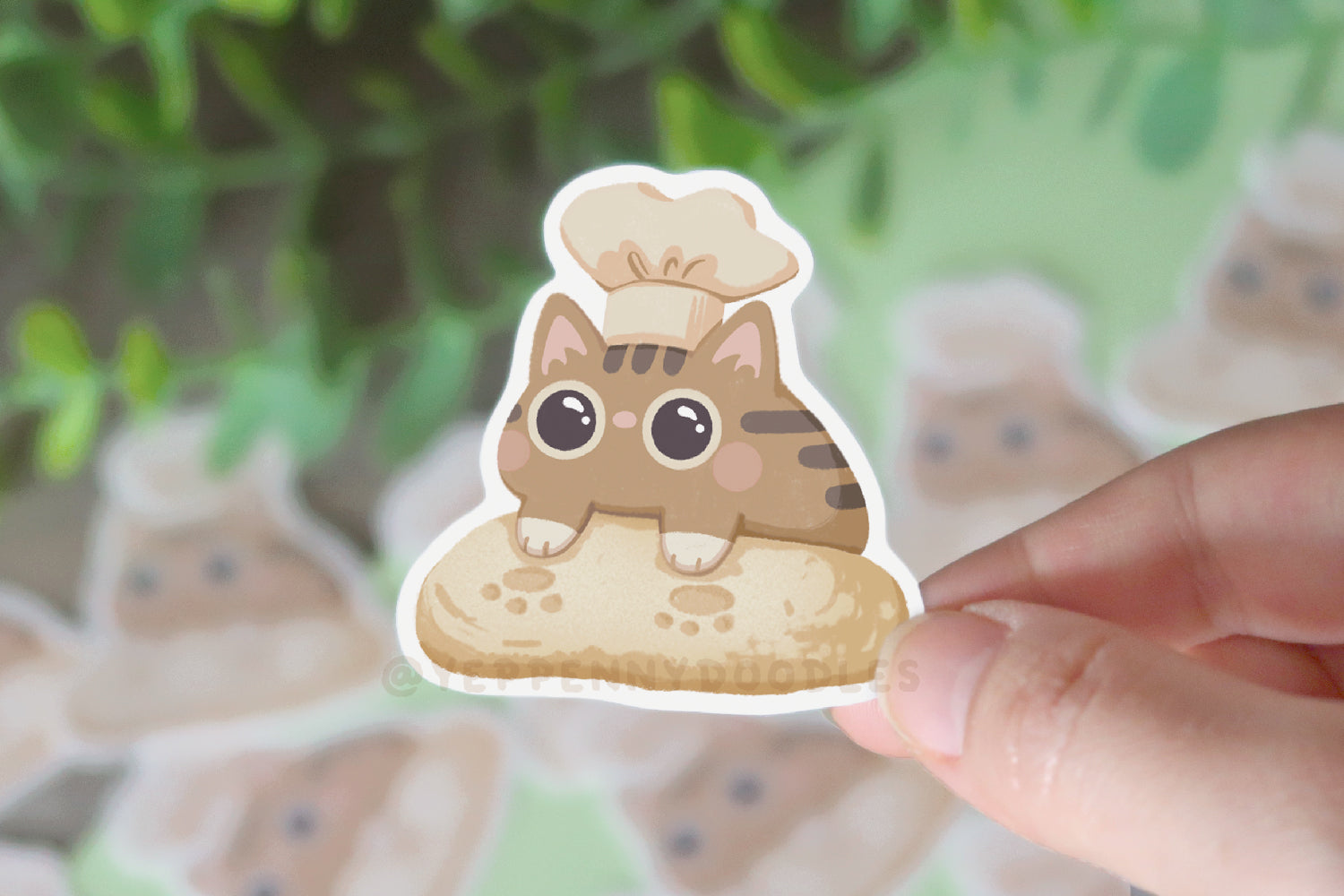 I Knead You (Biscuit Cat) - Sticker