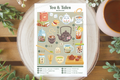 Teas & Tales - Art Print