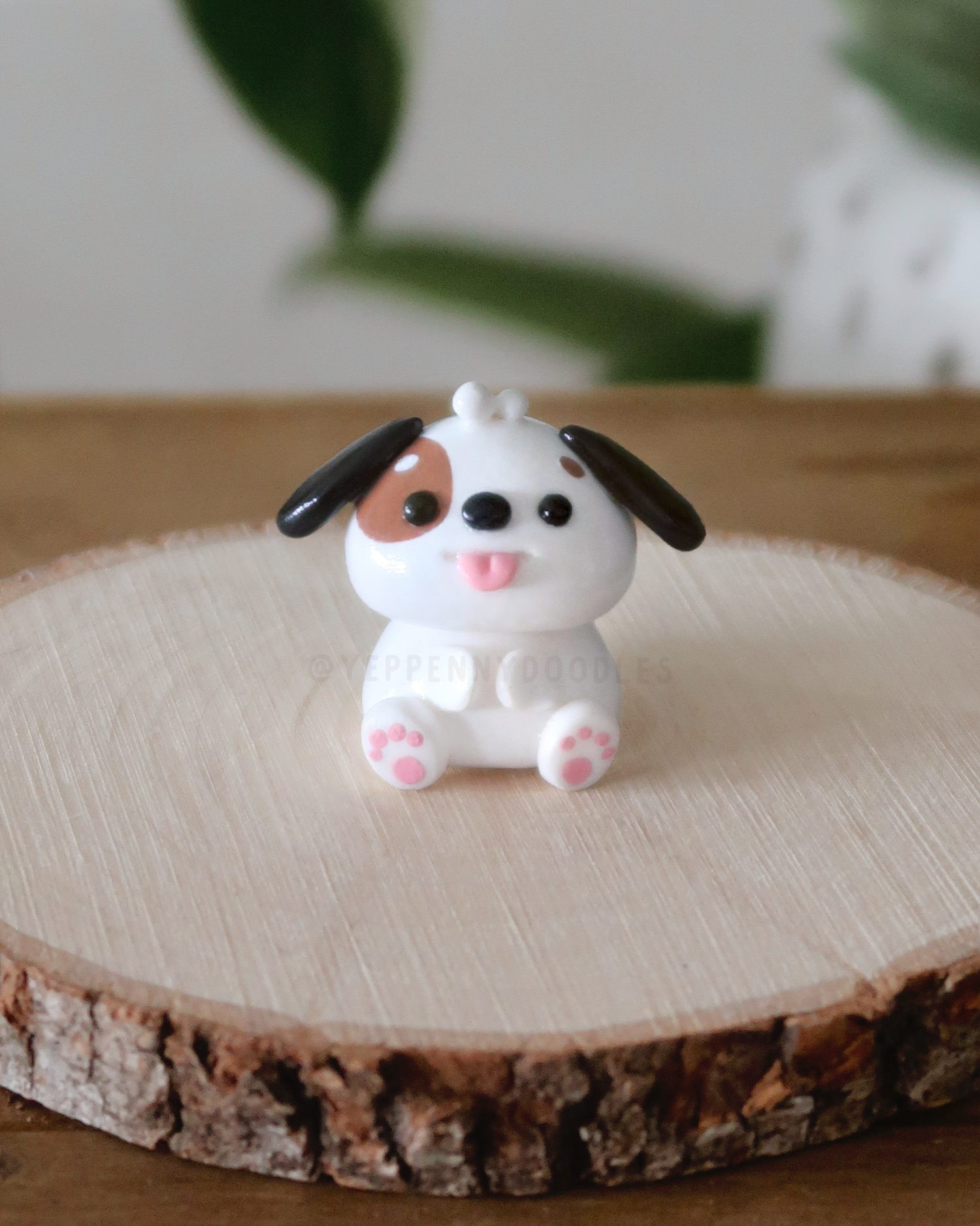 Bleppy (the Dog) - Miniature Clay Desk Buddy