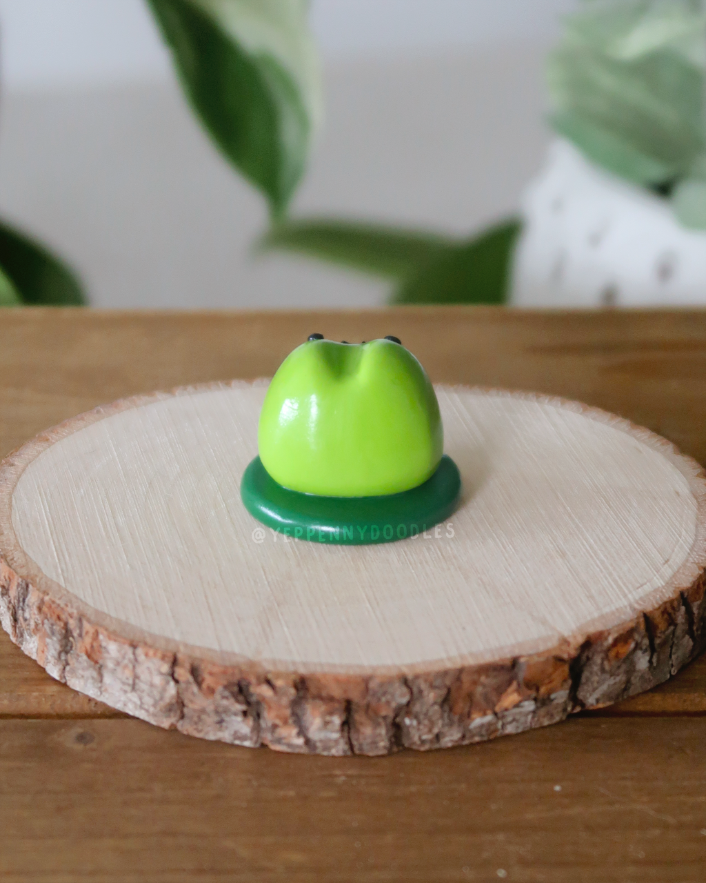 Little Froggy Guy - Miniature Clay Desk Buddy