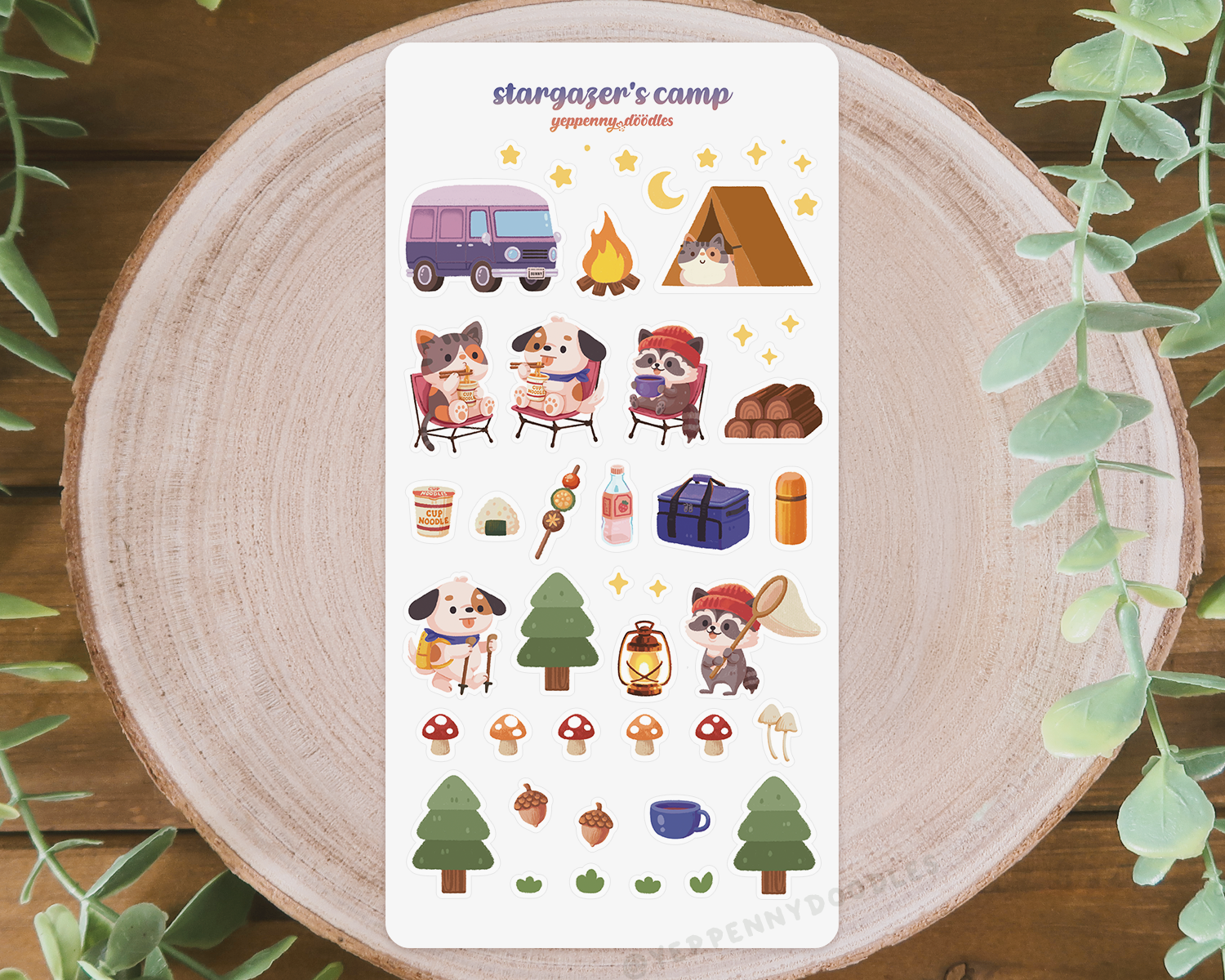 Stargazer's Camp - Sticker Sheet