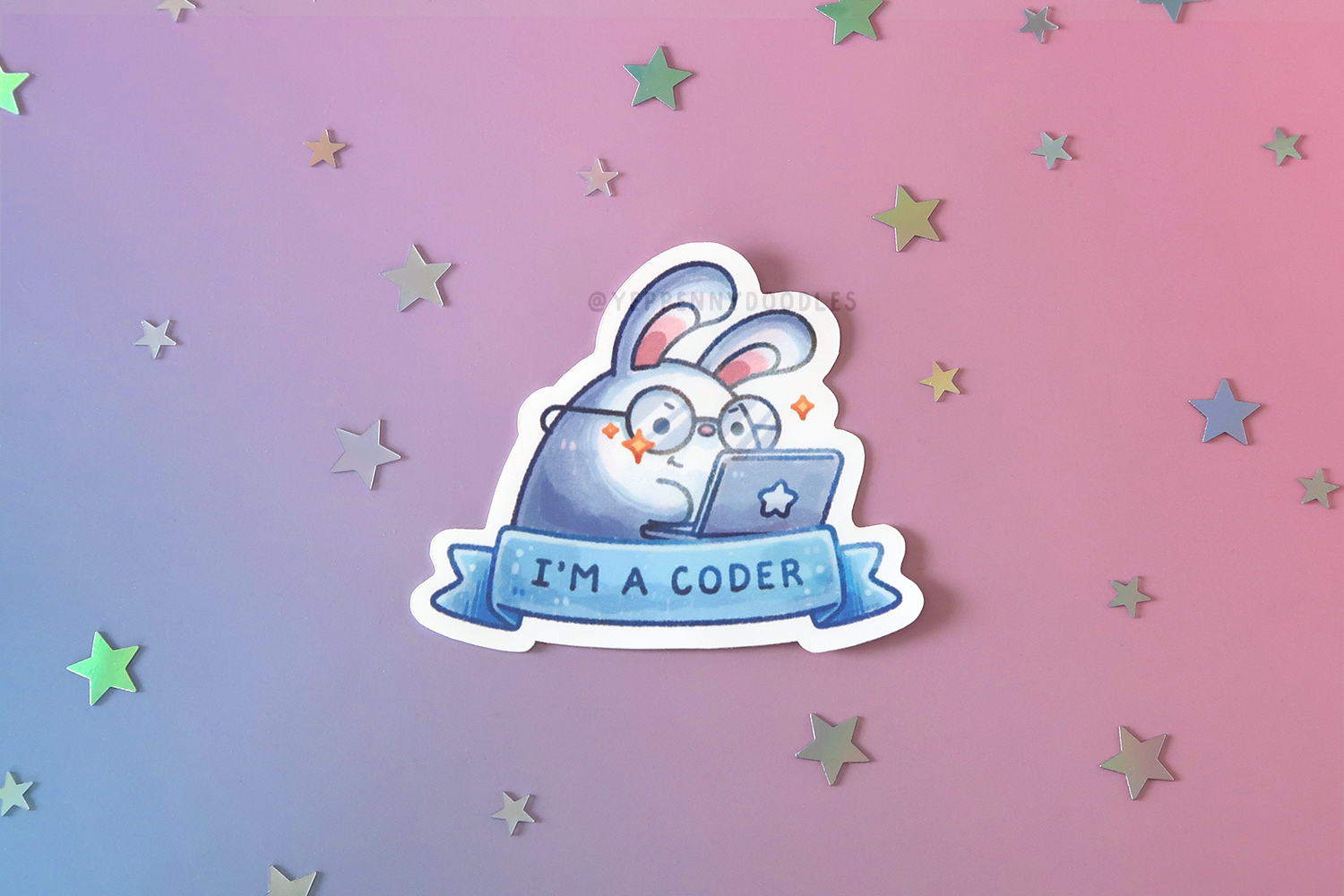 I'm a Coder - Sticker