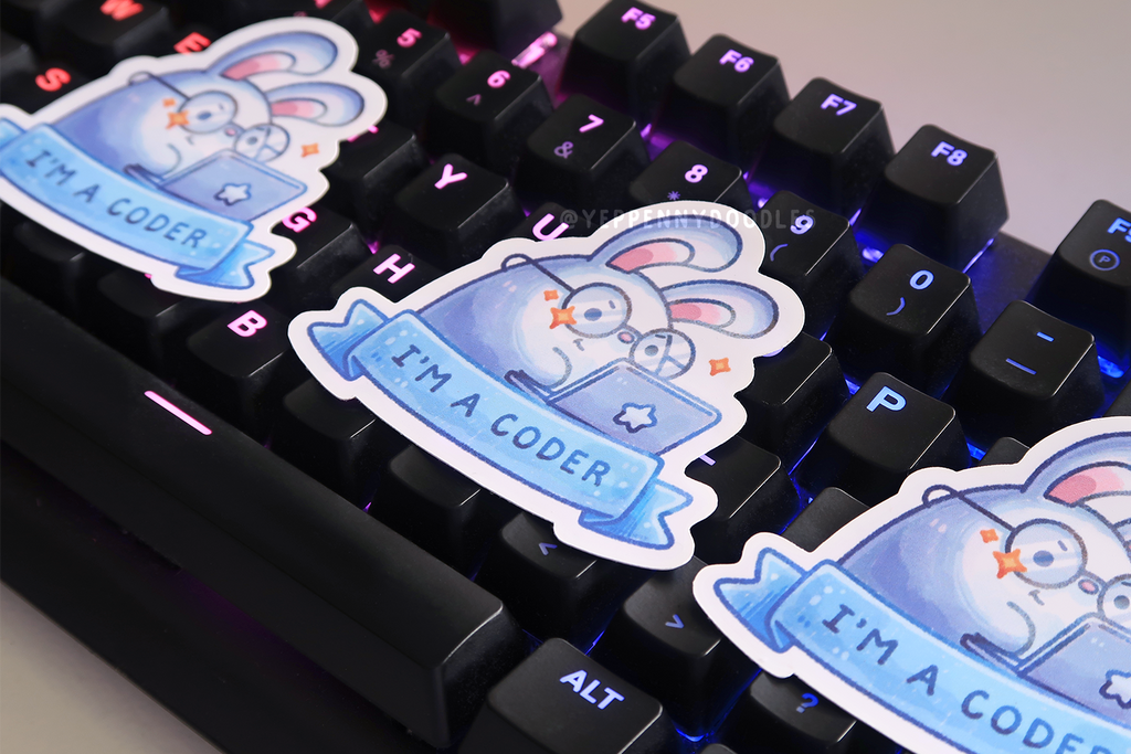 I'm a Coder - Sticker