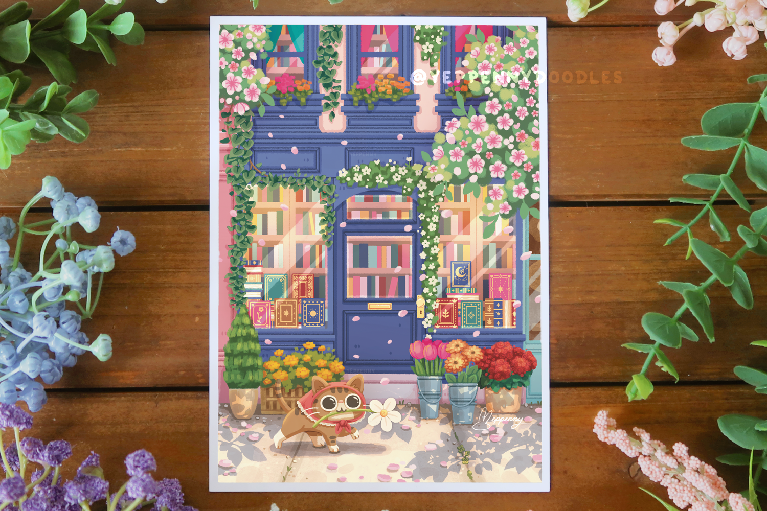 Spring Bookshop - Art Print