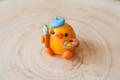 Artist Duckie - Miniature Clay Desk Buddy