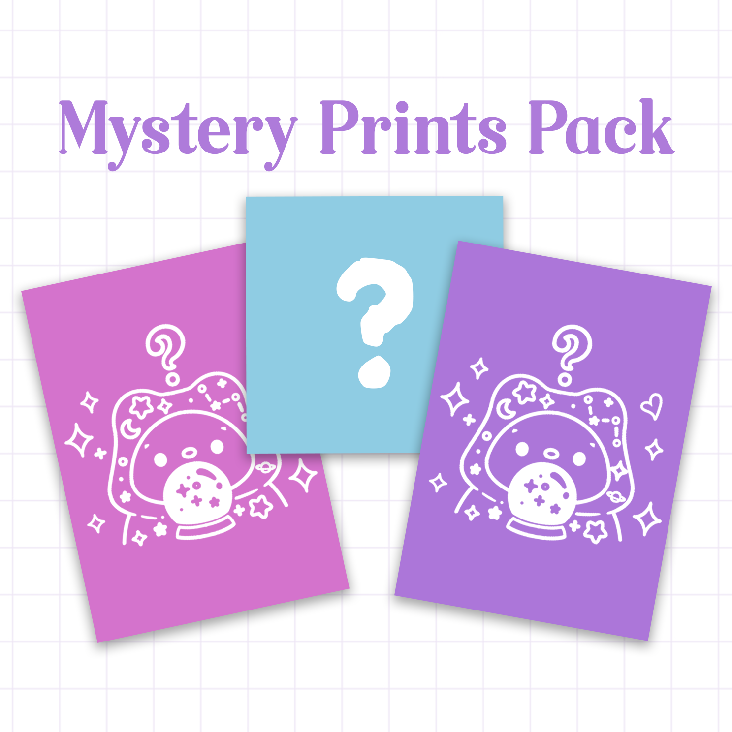 Mystery Prints Pack (3 Prints)
