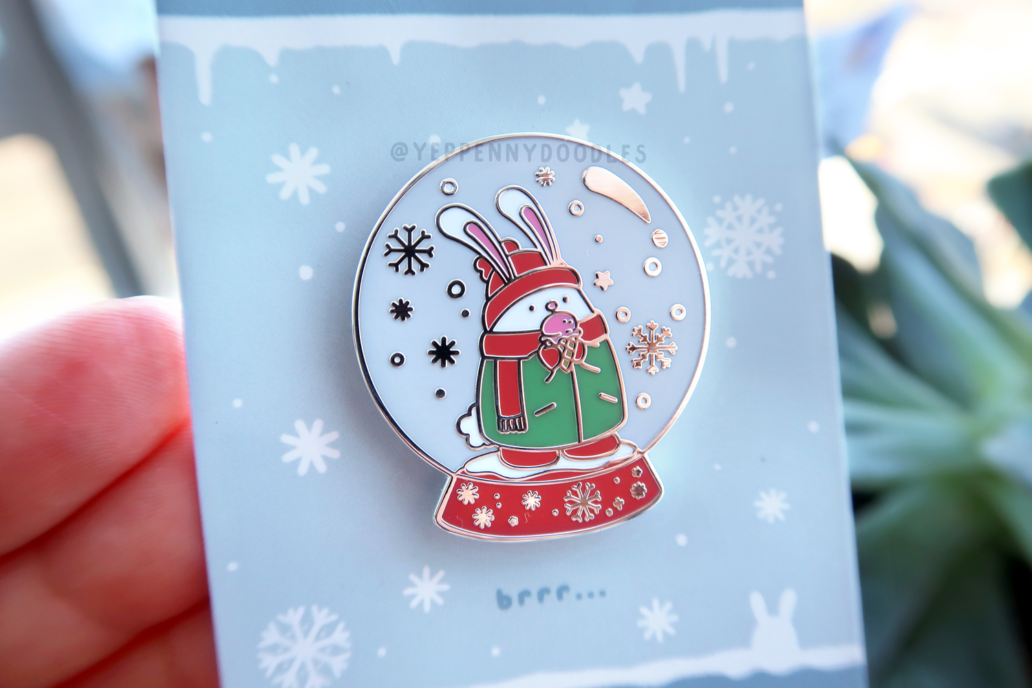 Never Too Cold for Ice Cream - Enamel Pin