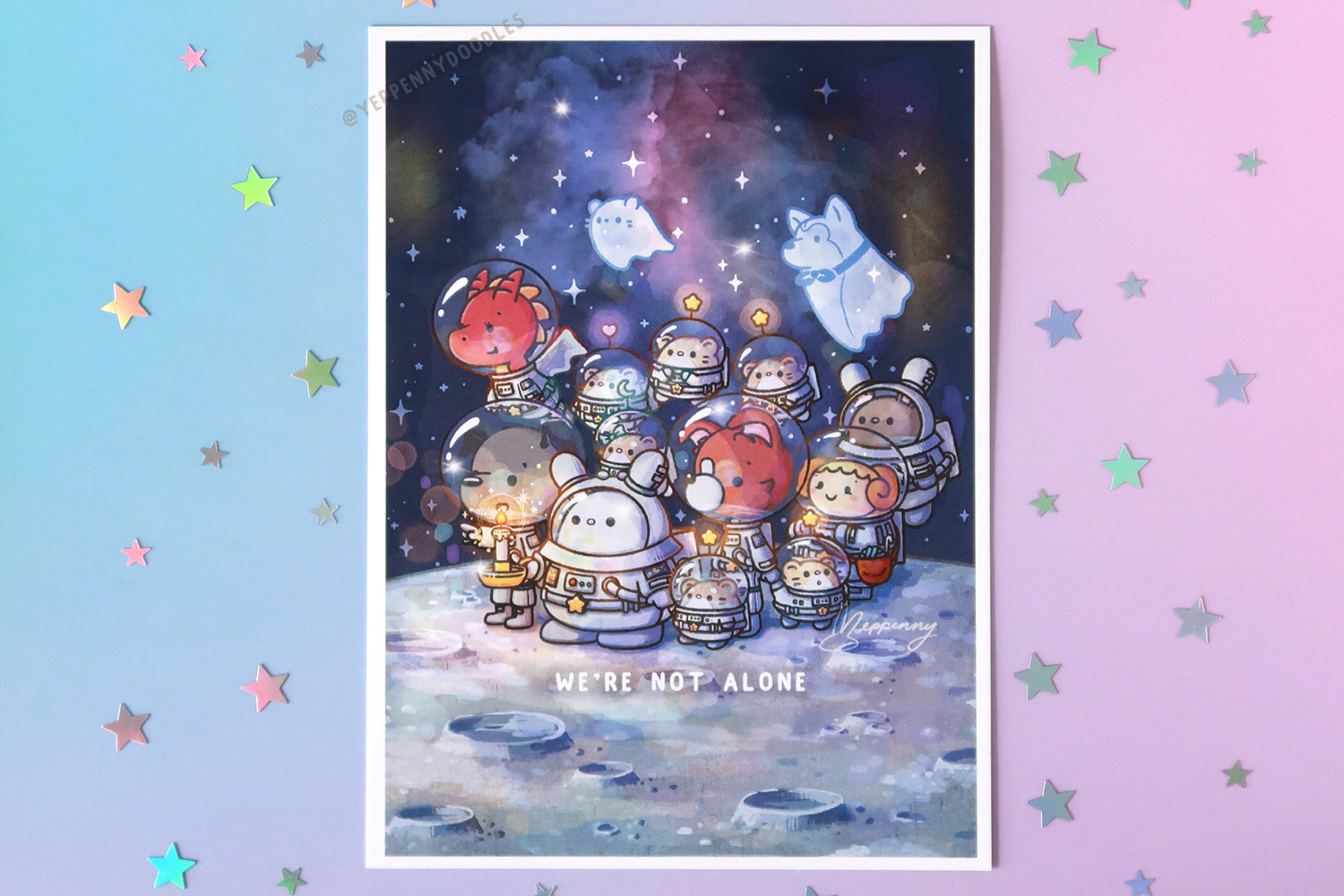 We’re Not Alone - Art Print