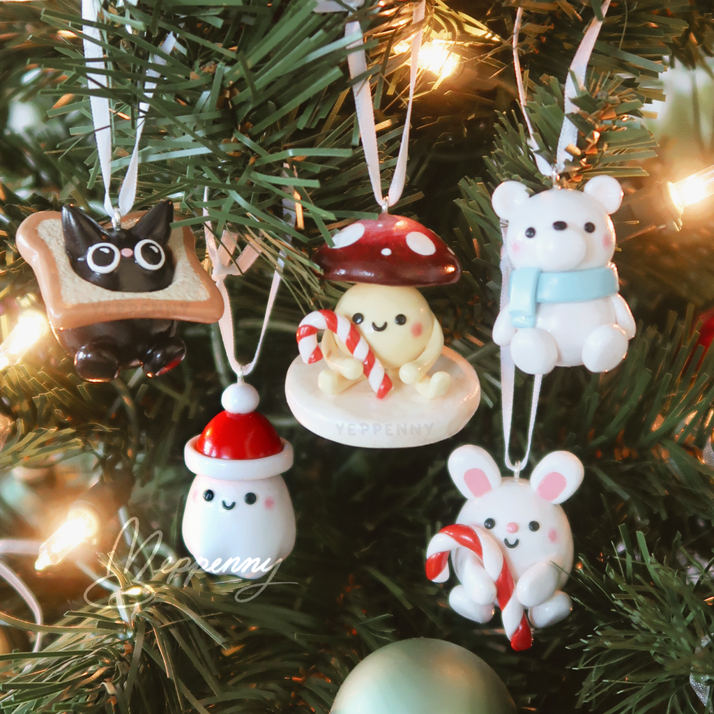 Bread Cat - Clay Ornament