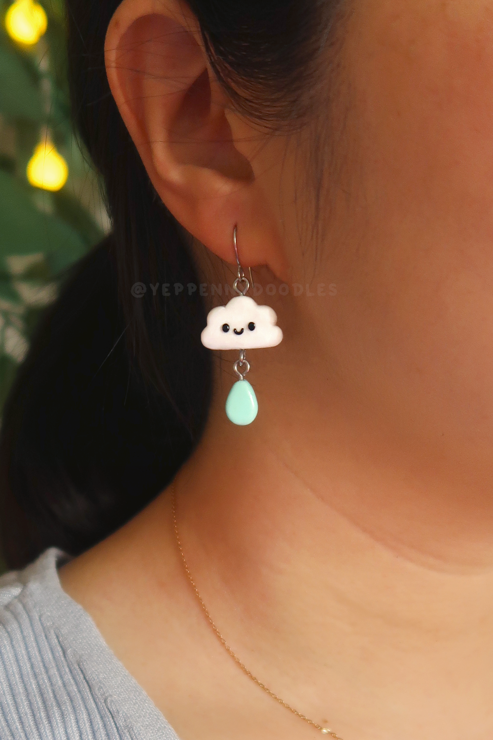 Raindrop & Lightning Earrings