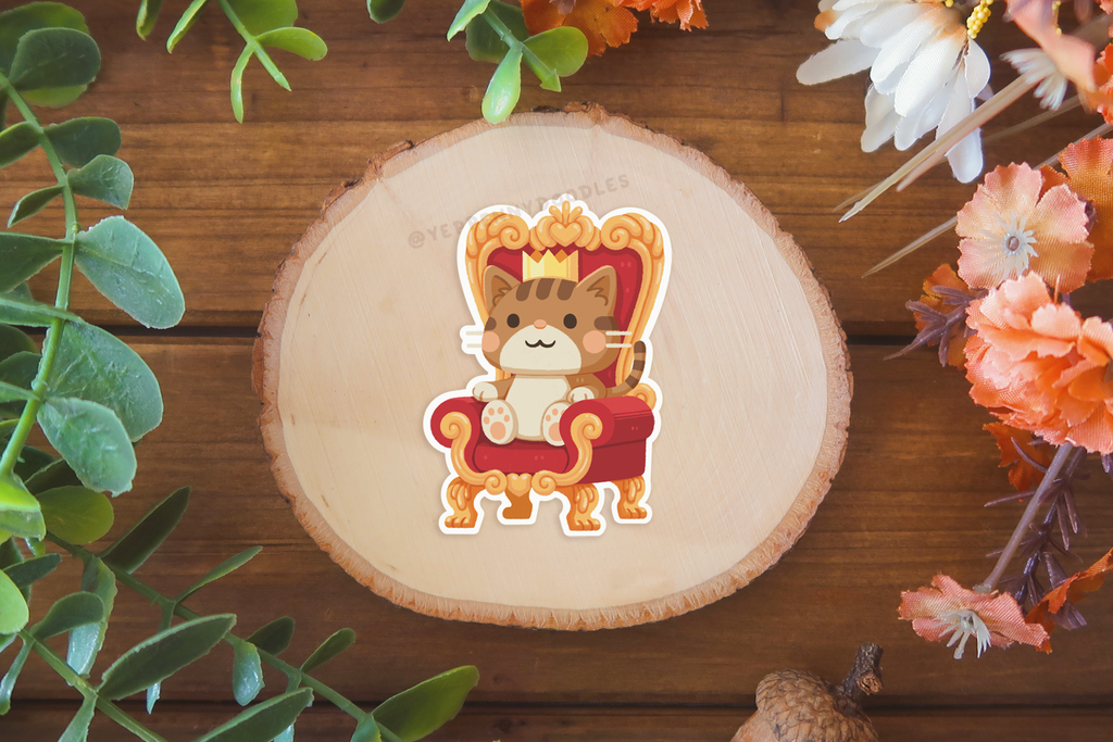 All Hail the Cat - Sticker