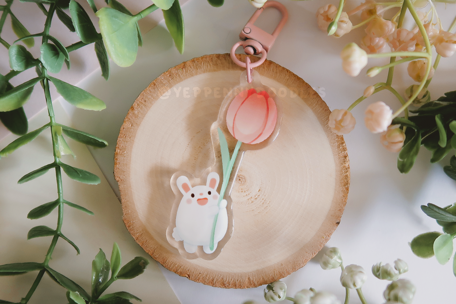 Tulip Bun - Keychain
