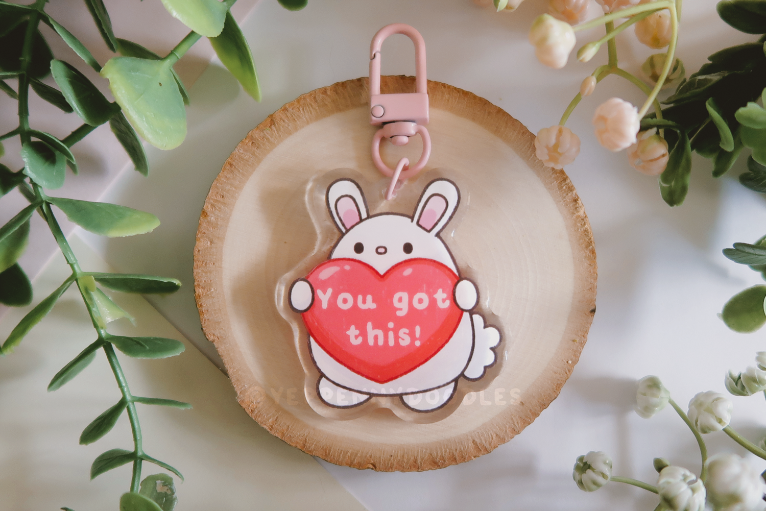 You Got This (Bun Heart) - Keychain