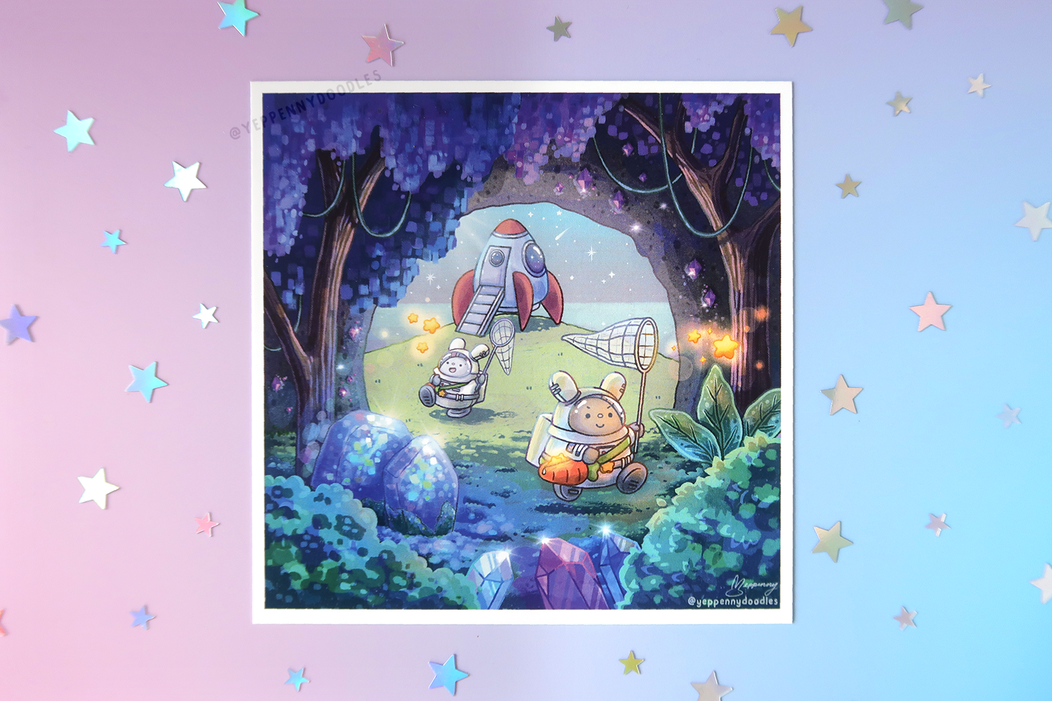 Stardust Hunting - Art Print