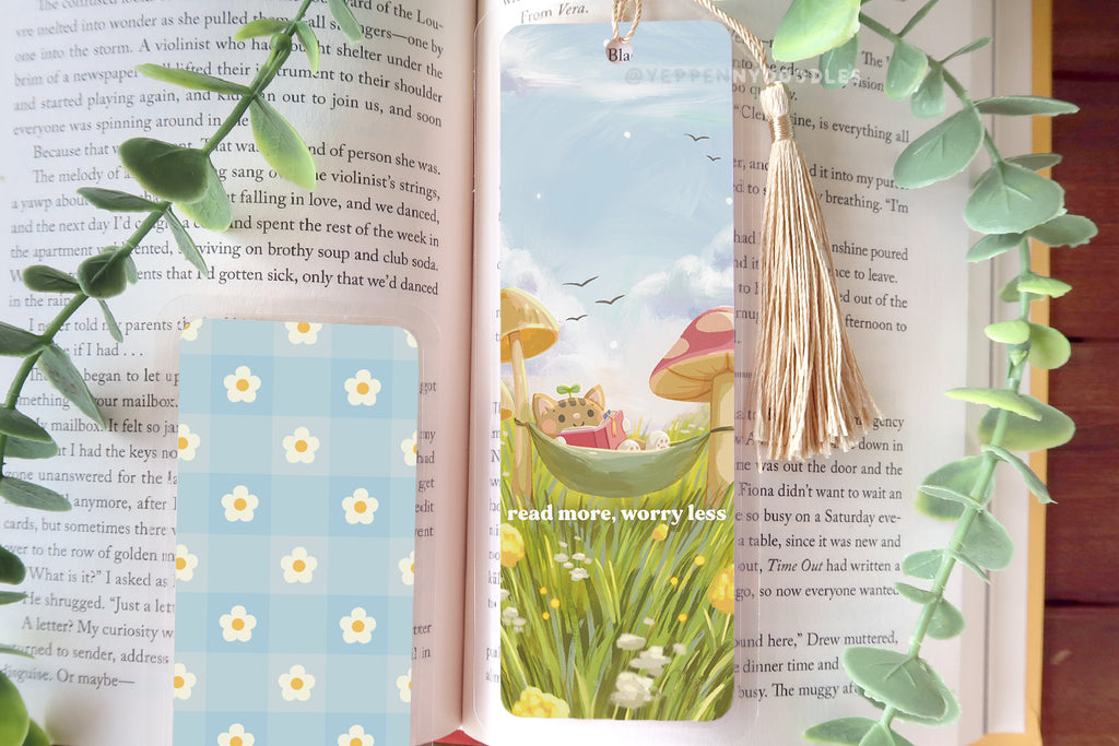 Read More, Worry Less - Bookmark