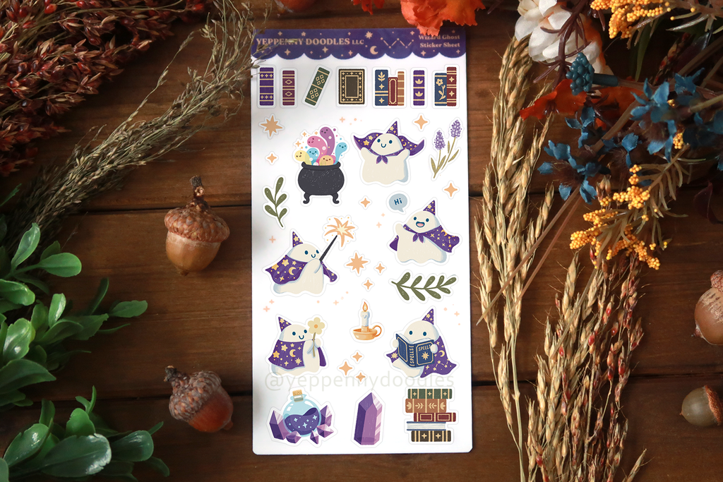 Wizard Ghost - Sticker Sheet
